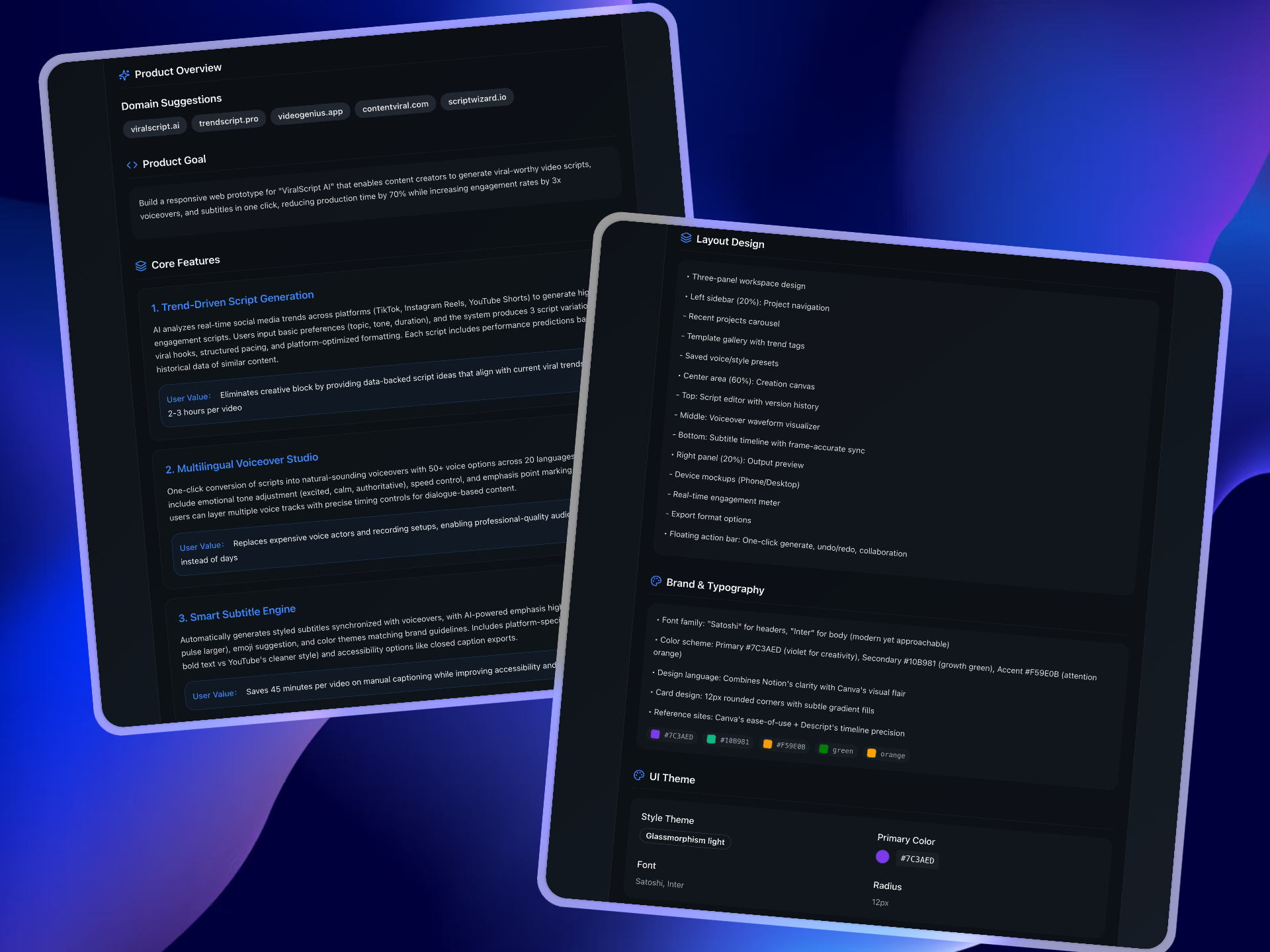 Generate Development Prompts